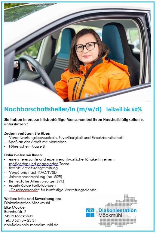 Stellenanzeige NBH 2024